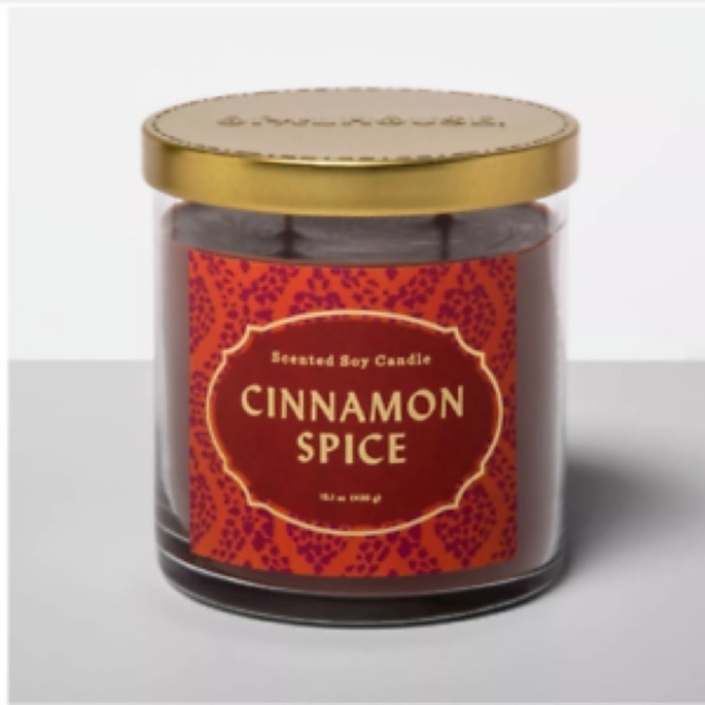 Opalhouse Target Cinnamon Spice Soy Wax Jar Candle with Lid